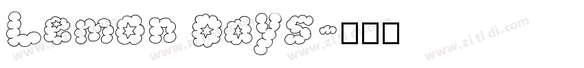 Lemon Days字体转换